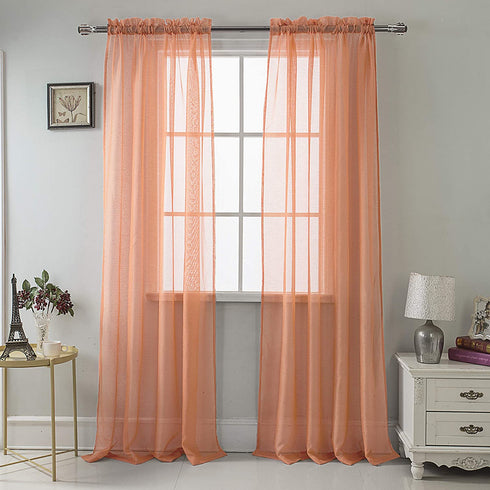 Adore the Decor™ Sheer Rod Pocket 54 x 84in. Single Curtain Panel